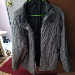 Men's North Face Grey Winter Jacket. Size Large